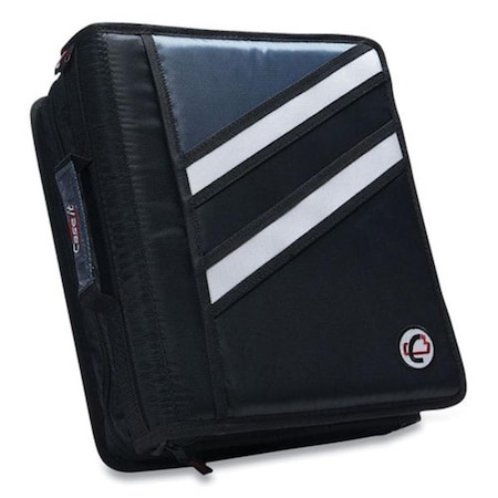 Workstationpro 2-in-1 Zipper Binder, Black WO3761255